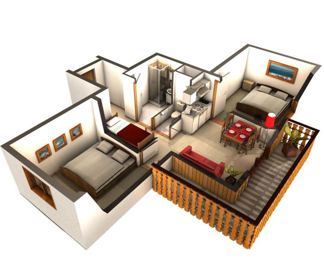 Appartement Confortable A Thollon-Les-Memises Avec Vue Exterior foto