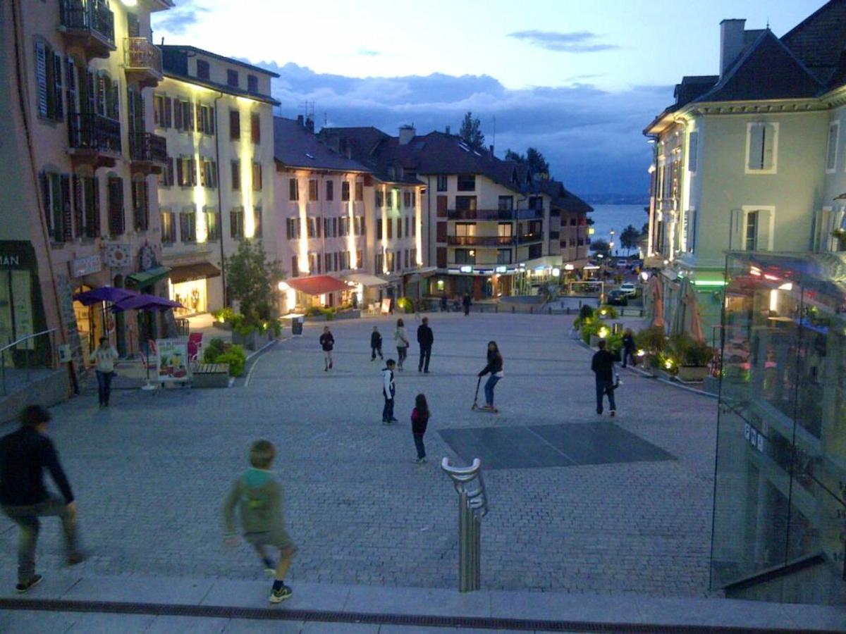 Appartement Confortable A Thollon-Les-Memises Avec Vue Exterior foto
